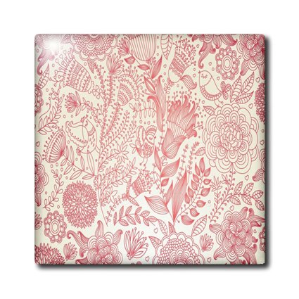 Florene Vintage - Vintage Pink Floral Design - Tiles
